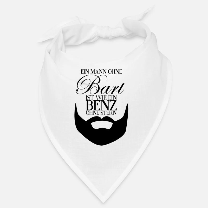 Bart, Beard - Spruch - Geschenk Idee Männer Bandana