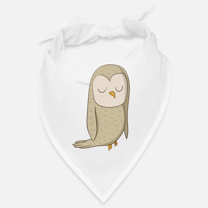 Eagle owl comic bird Bandana