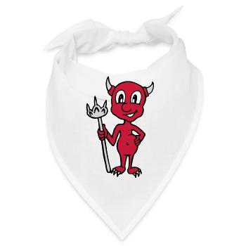 Little Devil - Bandana - Weiß - Vorne