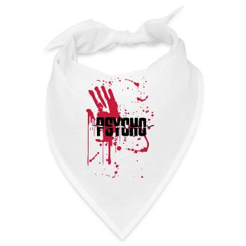 Blutige Handabdruck Grunge - Bandana - Weiß - Vorne