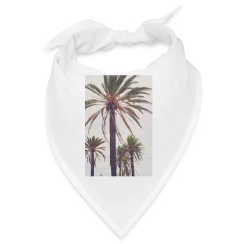 Palmenparadies Strandlicht - Bandana - Weiß - Vorne