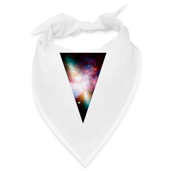 Dreieck - Bandana - Weiß - Vorne