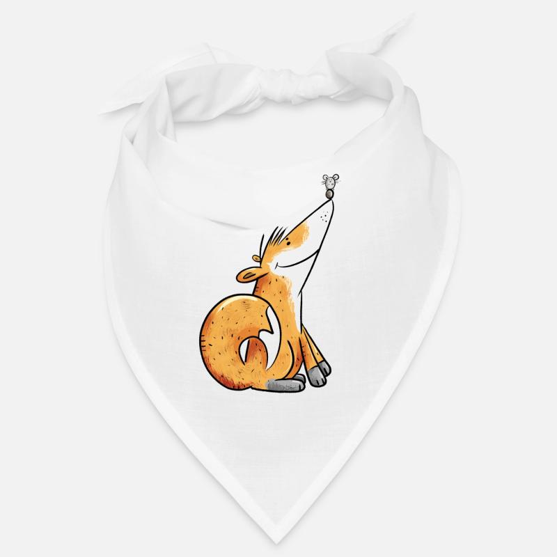 Fuchs Und Maus Comic Tiermotiv Fun Kinder Geschenk Bandana