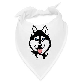 Husky - Bandana - Weiß - Vorne