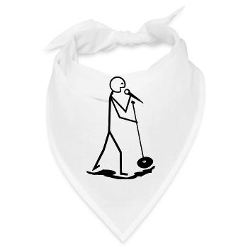 Sänger - Bandana - Weiß - Vorne