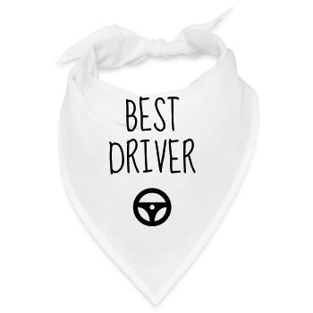 Fahrer Fahren Sport Auto Spieler - Bandana - Weiß - Vorne
