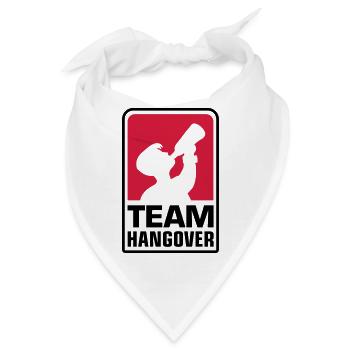 team logo hangover - Bandana - Weiß - Vorne
