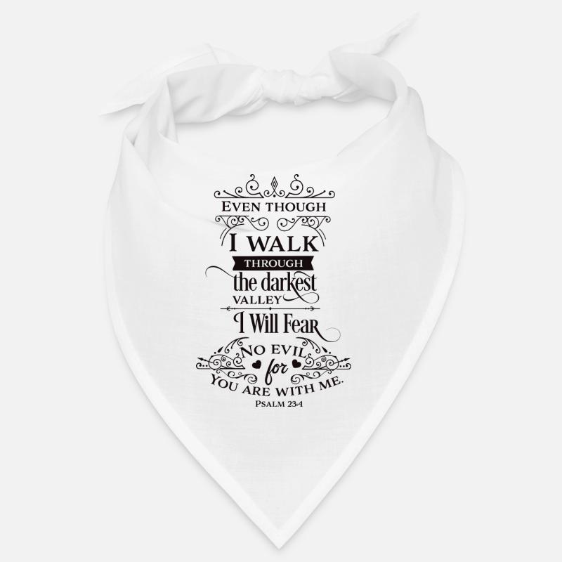 Klamotten mit Sprüchen - Psalm - Geschenkidee Bandana