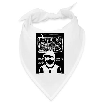 DER RAPPER und das Soundsystem - Bandana - Weiß - Vorne