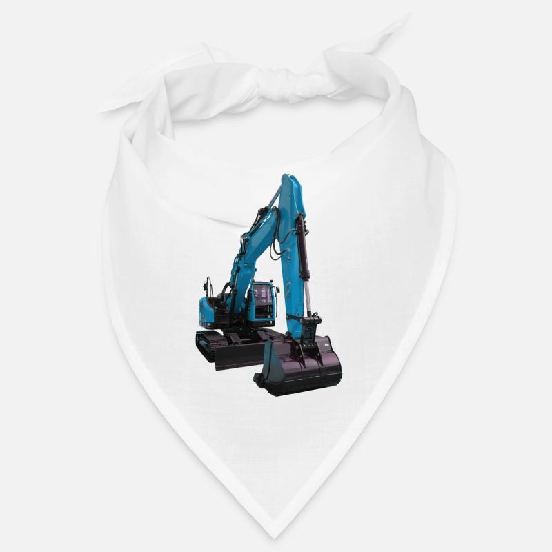 Excavator blue Bandana