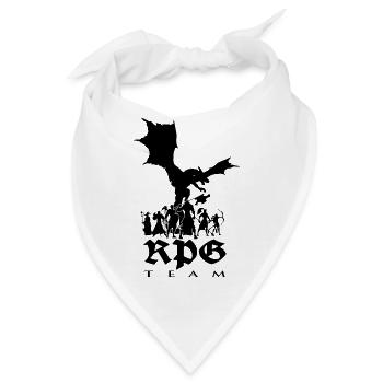 RPG Team Rollenspiel RPG DM - Bandana - Weiß - Vorne