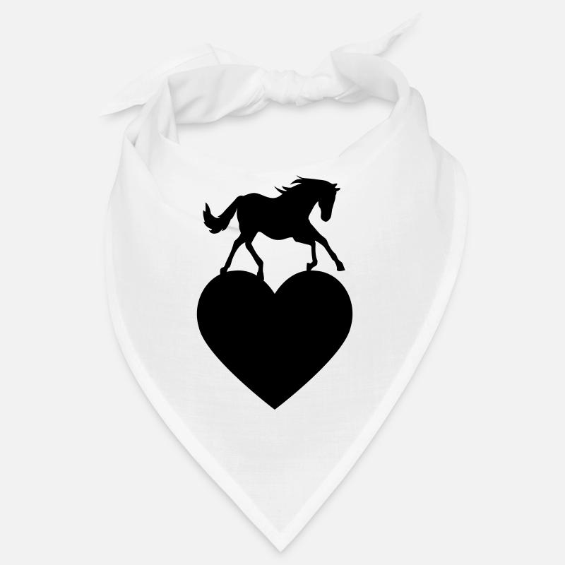 Pferd mit Herz Bandana