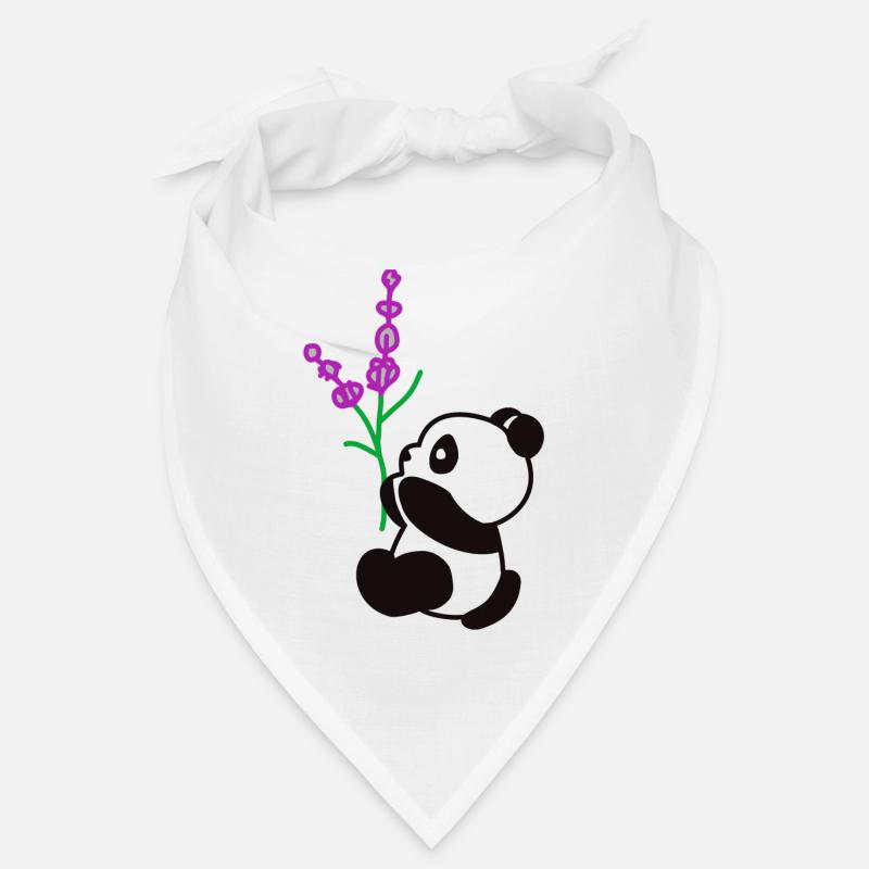 Panda fleur Bandana