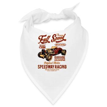 Full Speed Hot Rod - Bandana - Weiß - Vorne