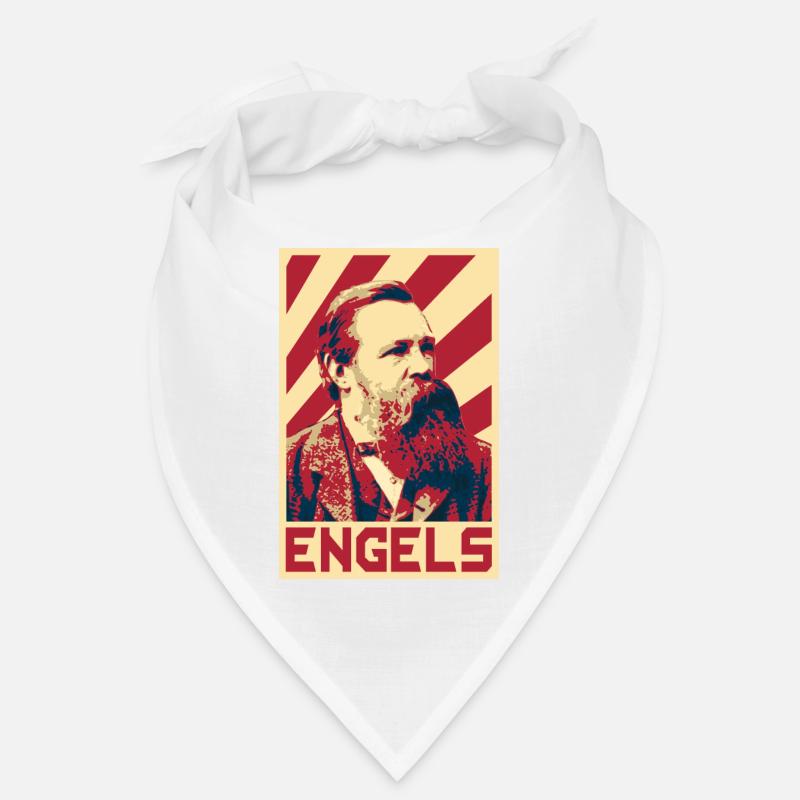 Friedrich Engels - Bandana - blanc