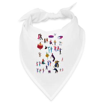 Tanzen - Bandana - Weiß - Vorne