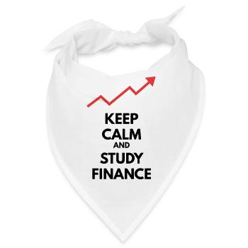 Geld und Finanzen - Bandana - Weiß - Vorne