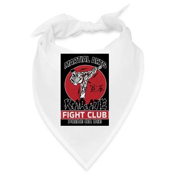 Karate, Martial Arts - Bandana - Weiß - Vorne