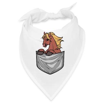 Cool Islandpferde Pferdeliebe Pferde Pferdefan - Bandana - Weiß - Vorne
