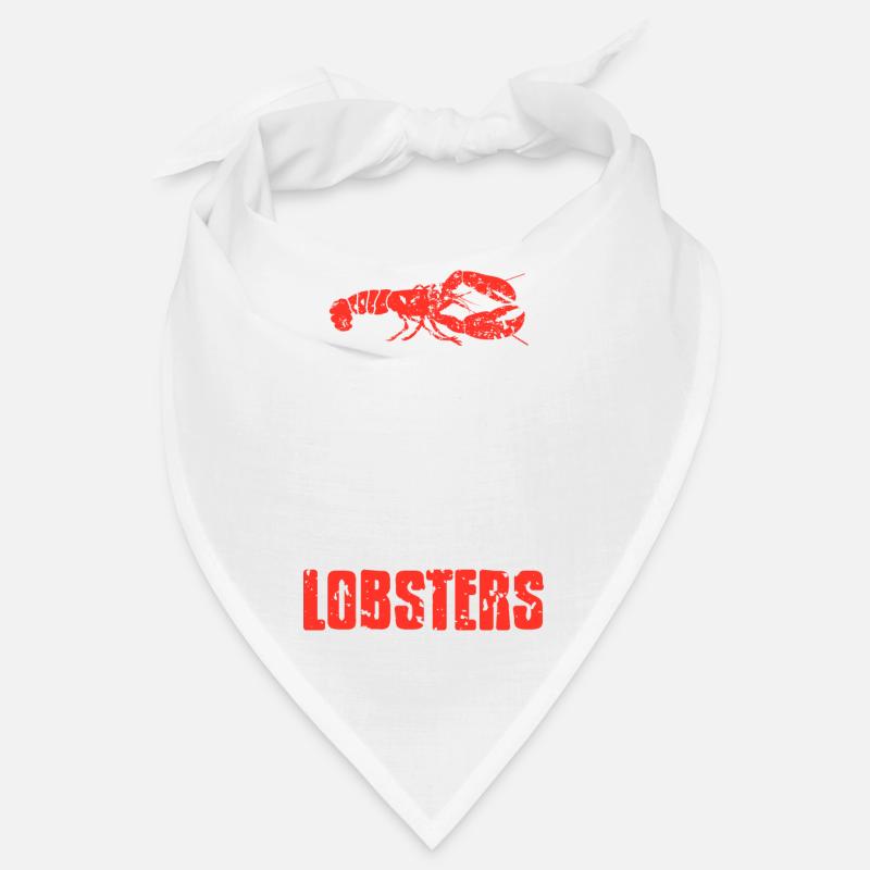 Keep Calm And Eat Lobsters Vintage Funny Present Bandana