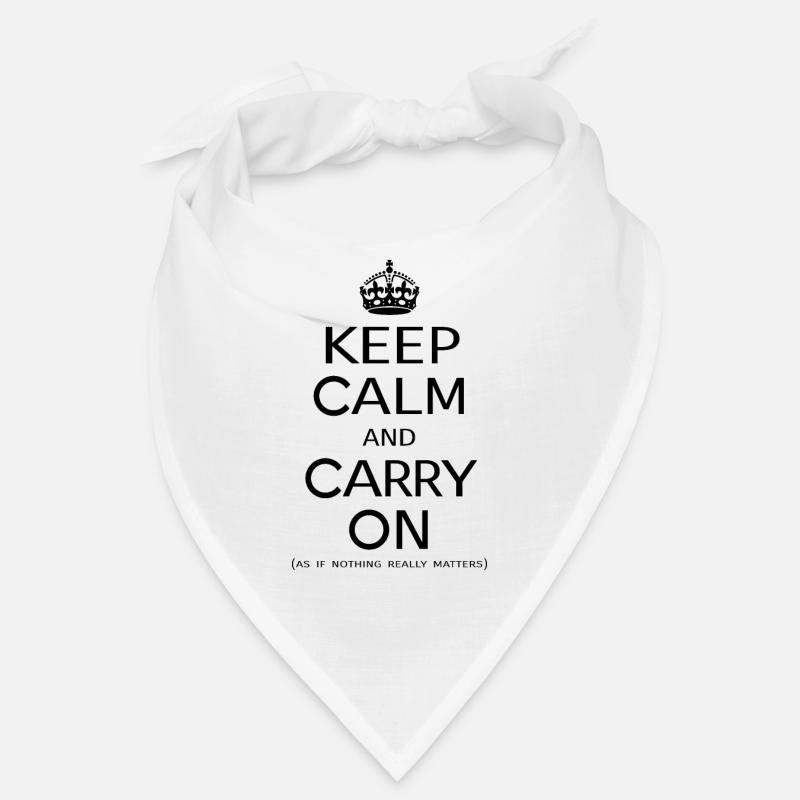 Keep calm [black] Bandana