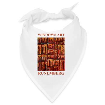 WINDOWS ART LOUIS RUNEMBERG ADAGP - Bandana - Weiß - Vorne