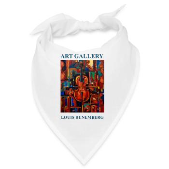 PLAKAT STRADIVARIUS LOUIS RUNEMBERG ADAGP - Bandana - Weiß - Vorne