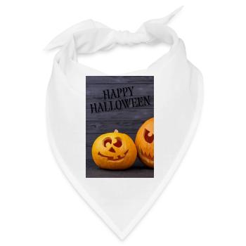 Happy Halloween - Bandana - Weiß - Vorne