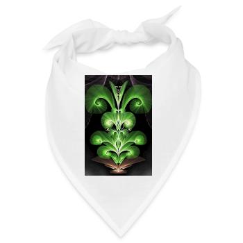 Königlicher Zauberfarn Lebensenergie Motivation - Bandana - Weiß - Vorne