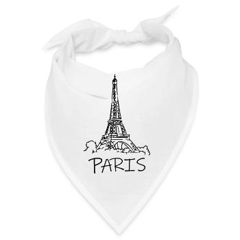 PARIS - Bandana - Weiß - Vorne