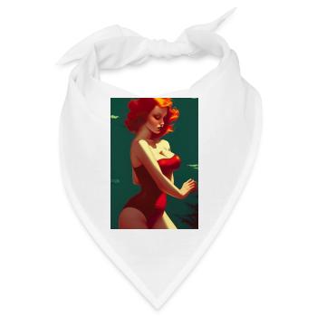 Pin up 1 - Bandana - Weiß - Vorne