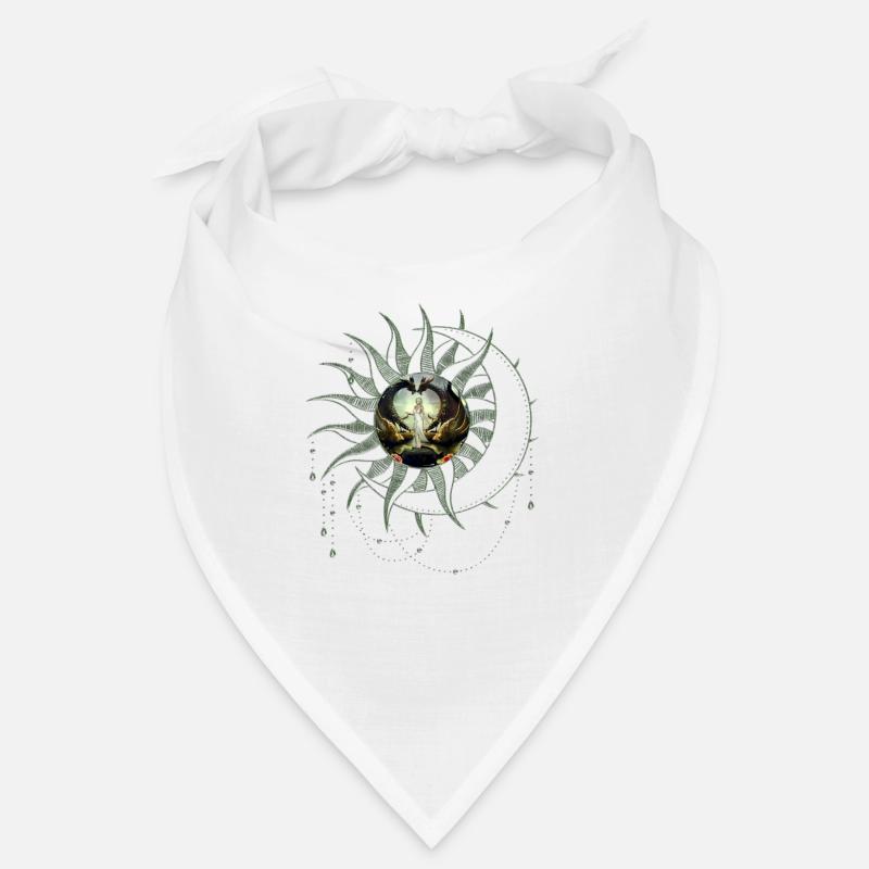 Wunderbare Fee am Drachentor - Bandana - Weiß