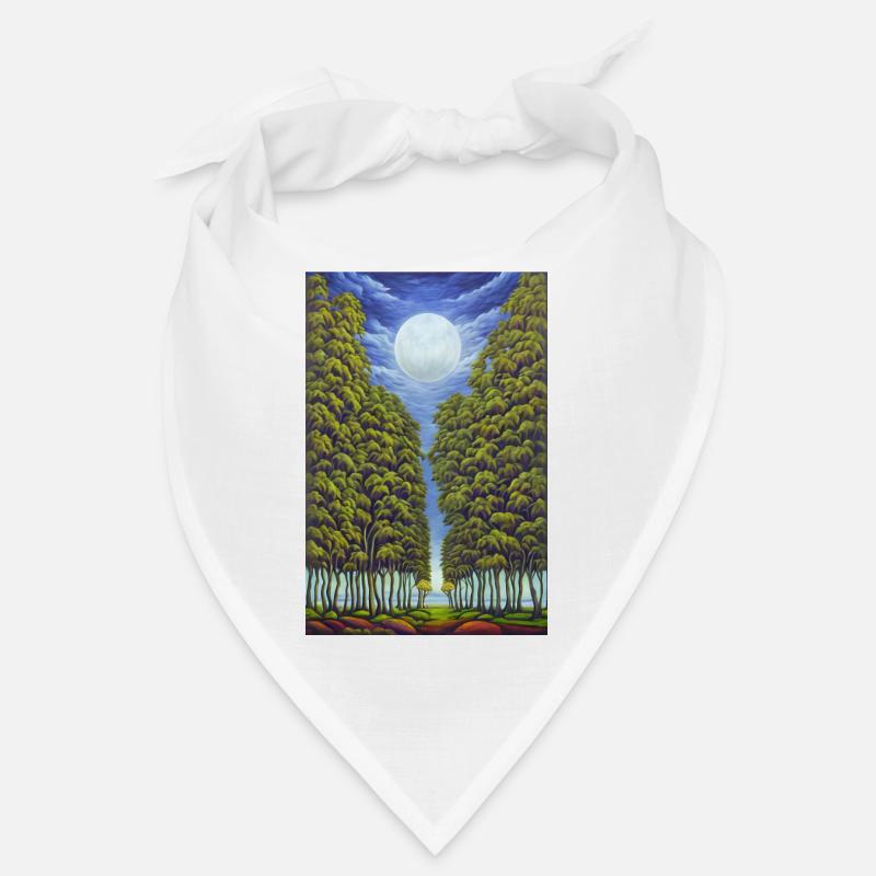 Avenue with moon Bandana