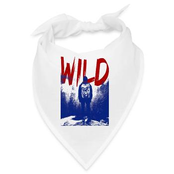 Wilder Naturabenteurer - Bandana - Weiß - Vorne
