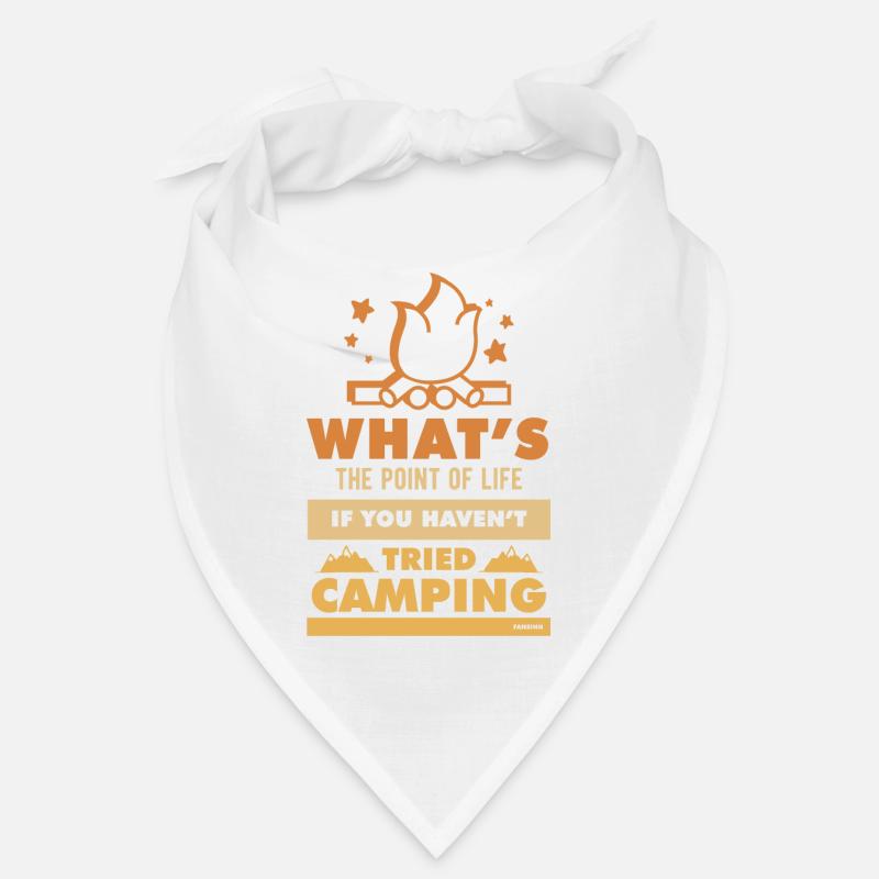 Camping Lagerfeuer Spruch Geschenk Bandana