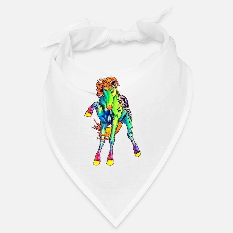 neon Pferd Bandana