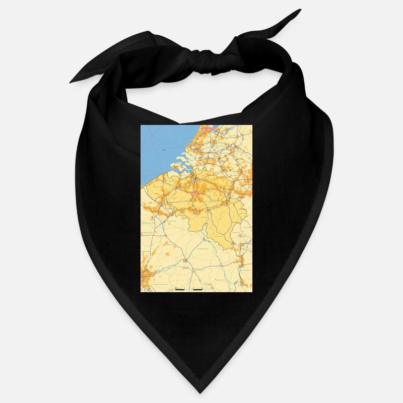 Belgium Map Bandana