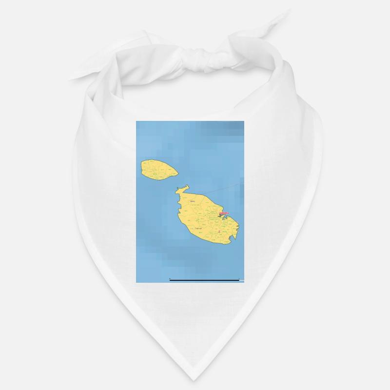 Malta Map Bandana