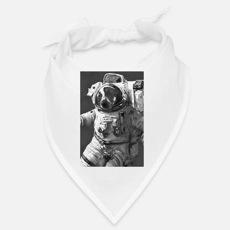 Jack Russel Terrier - Hunde Tshirt im Weltall Bandana