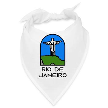 Rio de Janeiro - Bandana - Weiß - Vorne