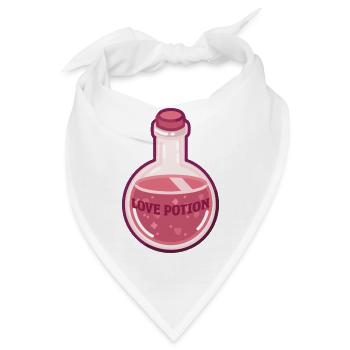 LOVE POTION - Bandana - Weiß - Vorne