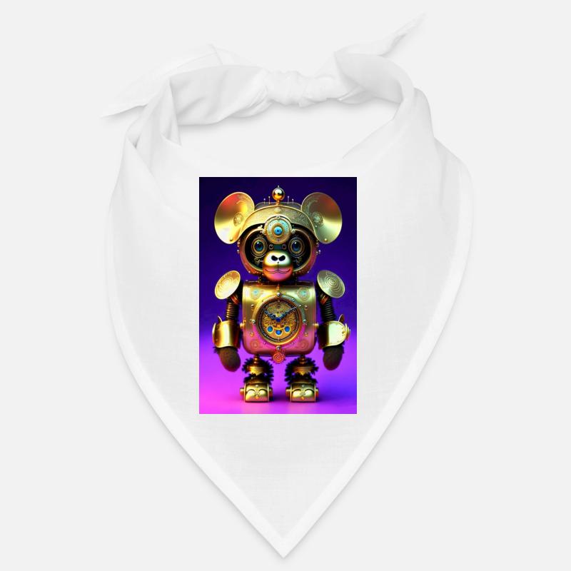 Cute Clockwork Baby Monkey Android Bandana