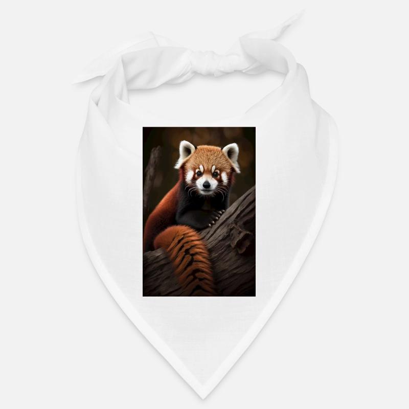 Panda roux mignon Bandana