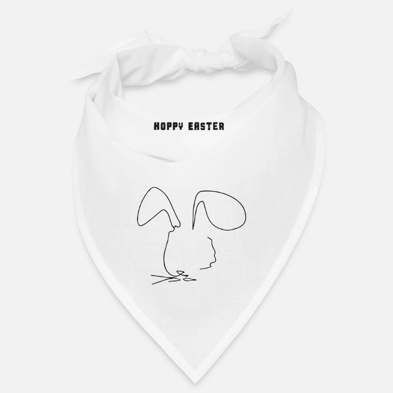 Minimalist Design | Rabbit | Easter | Gift Bandana