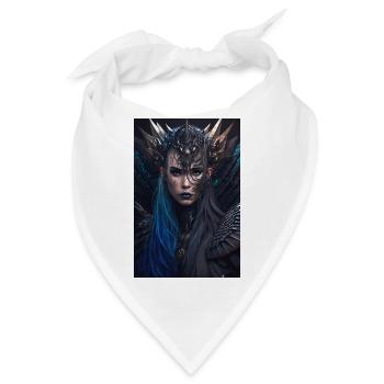 tribal darkfantasy - Bandana - Weiß - Vorne