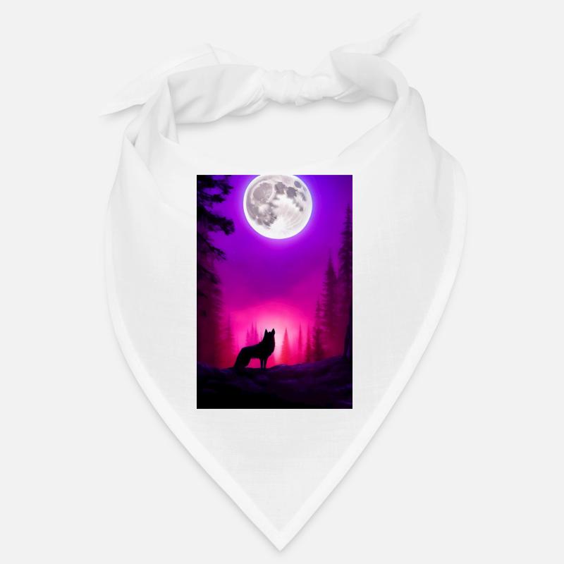 Wolf and Moon Bandana