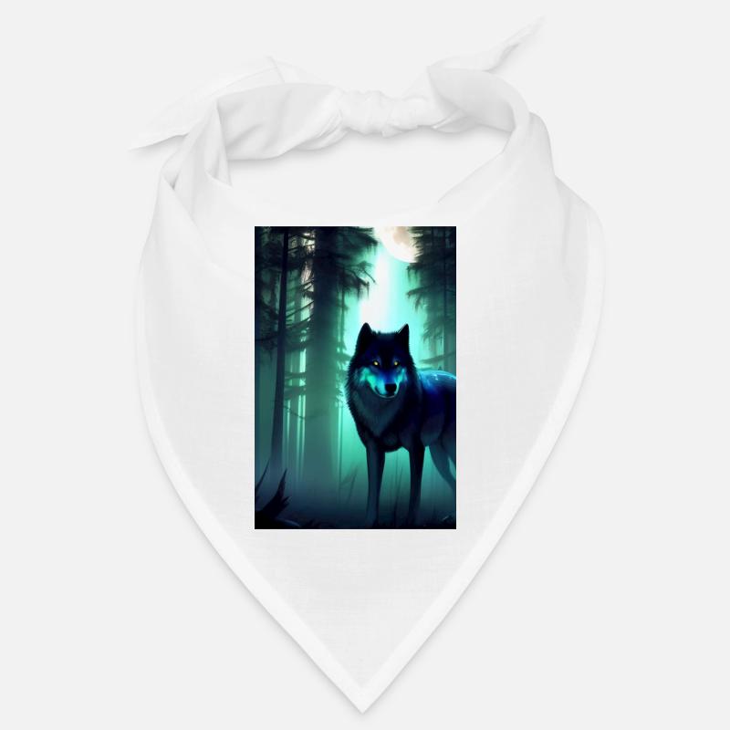 Loup dans la forêt Bandana