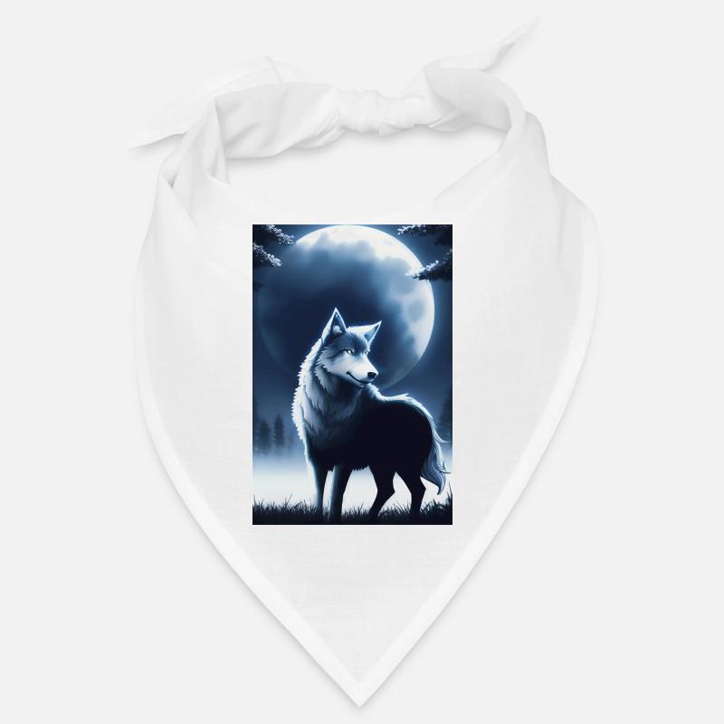 Wolf and Moon Bandana