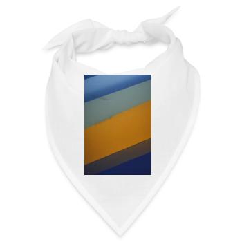 Streifen Muster - Bandana - Weiß - Vorne