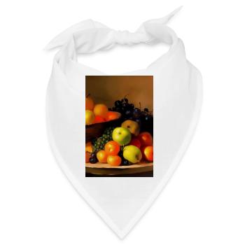 Früchte - Bandana - Weiß - Vorne